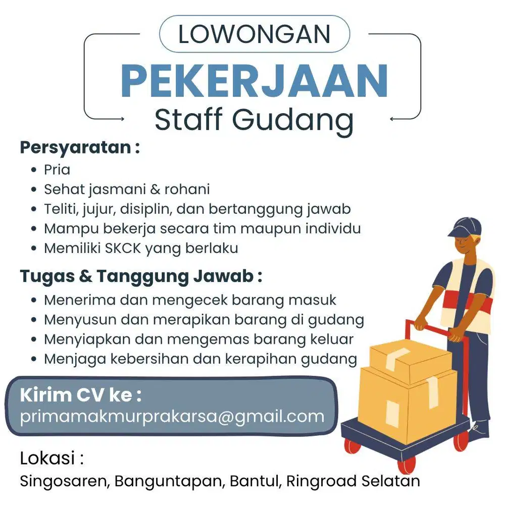 LOKER STAFF GUDANG