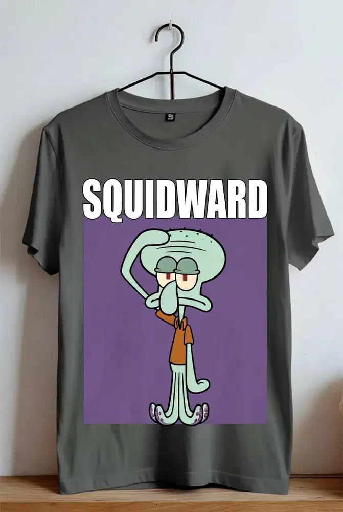 Kaos Squidward Kesel Level Dewa