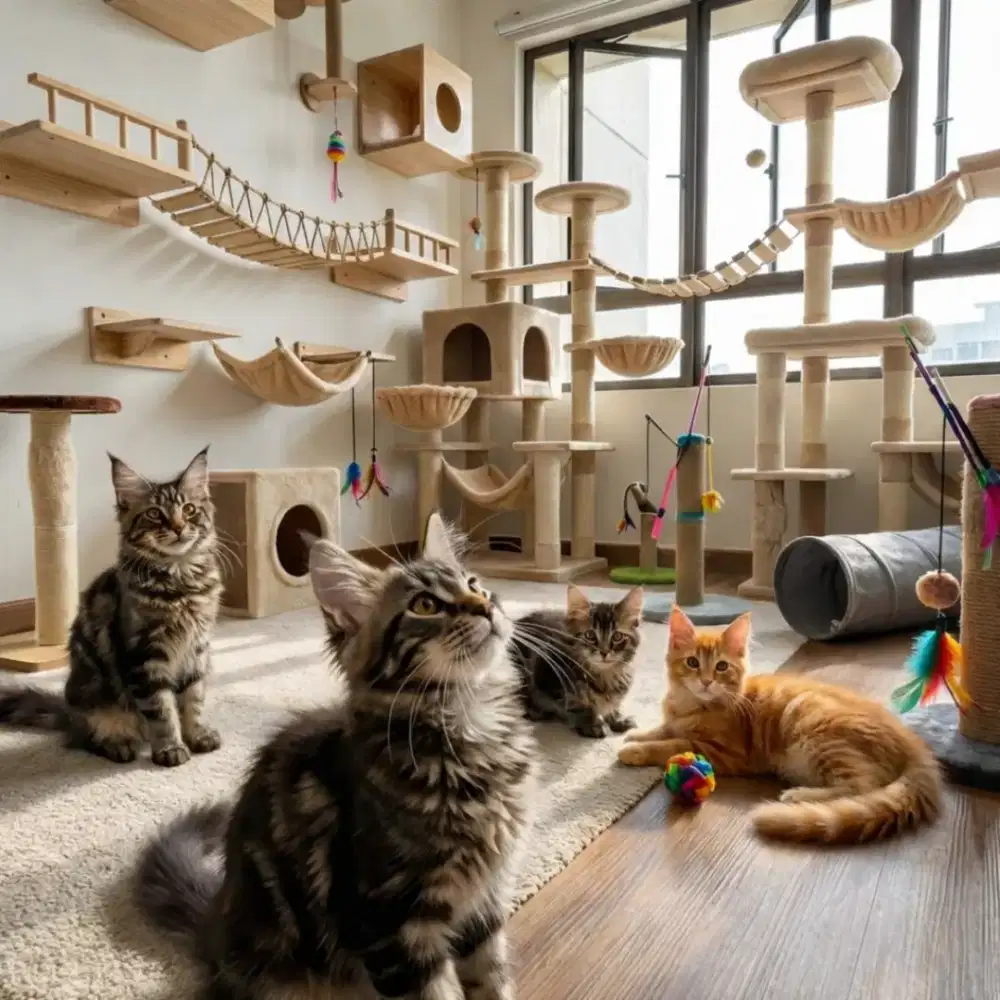 Kucing maine coon / kitten mainecoon / mc / mco / pedigre / ped