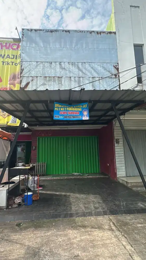 Ruko 2 lantai disewakan