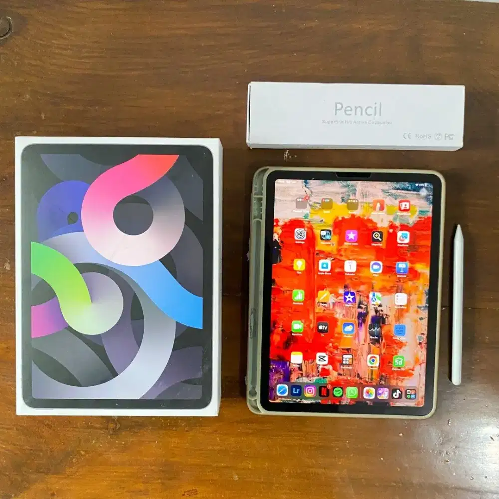 iPad air gen 4 64gb ex ibox fullshet no minus pemakaian sendiri