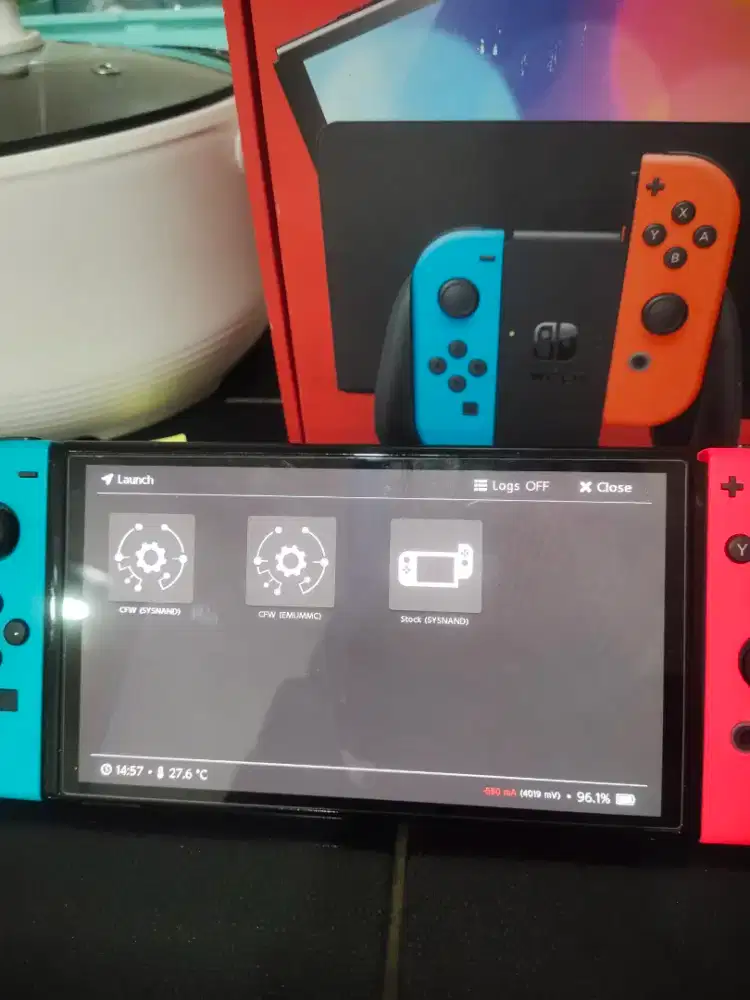 Nintendo Switch oled duabot 1tb fullset