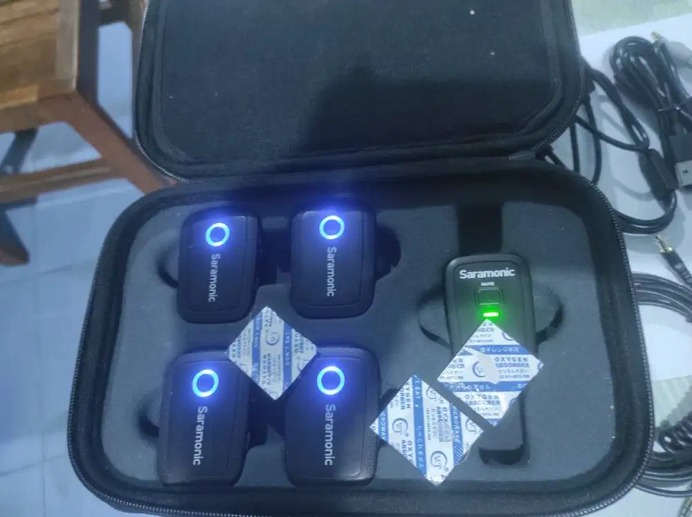 Jual Mic wireless 4 chanel merk saramonic