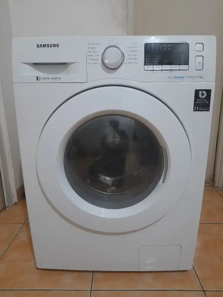 Dijual mesin cuci samsung inverter ecobubble  7kg