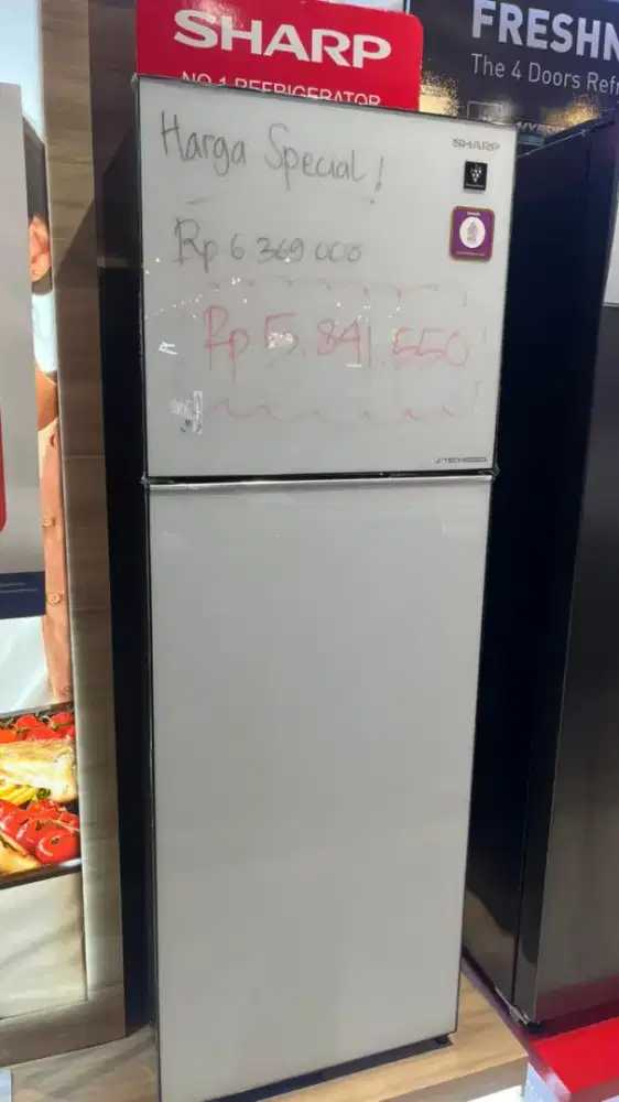 KULKAS SHARO 2 PINTU SJ-456GI-GW 352LTR