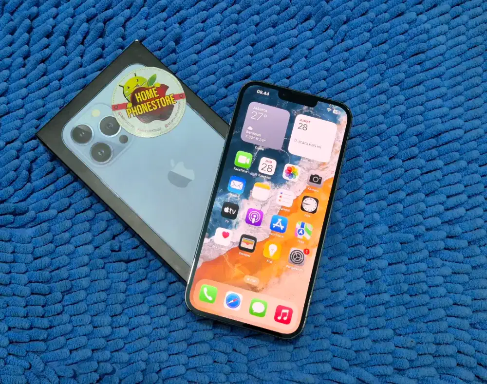 IPhone 13 Pro Max IBox Indo Resmi 128Gb Blue