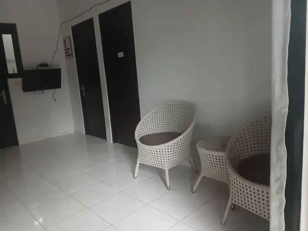 Sewa rumah AC ful isi 2 kamar bulanan joyogrand merjosari lwkwr malang