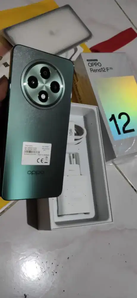 Oppo reno 12 f 5g lengkap link new acc blm terpakai asesorisnya