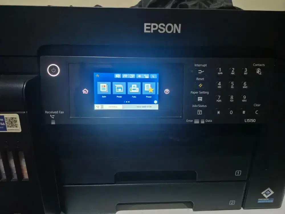Dijual Printer A3 Epson L15150. Print, Scan dan Copy. Wifi Duplek.