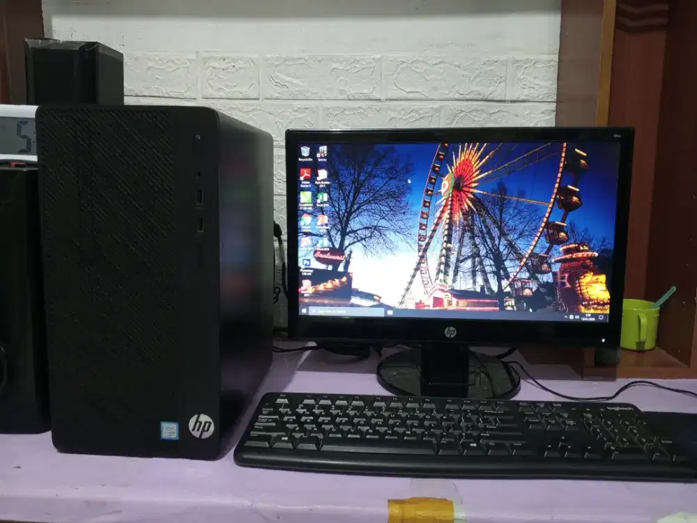 Pc gaming HP / intel i5 6500 gen6/7 + ram 8gb ddr4 + monitor 19inch