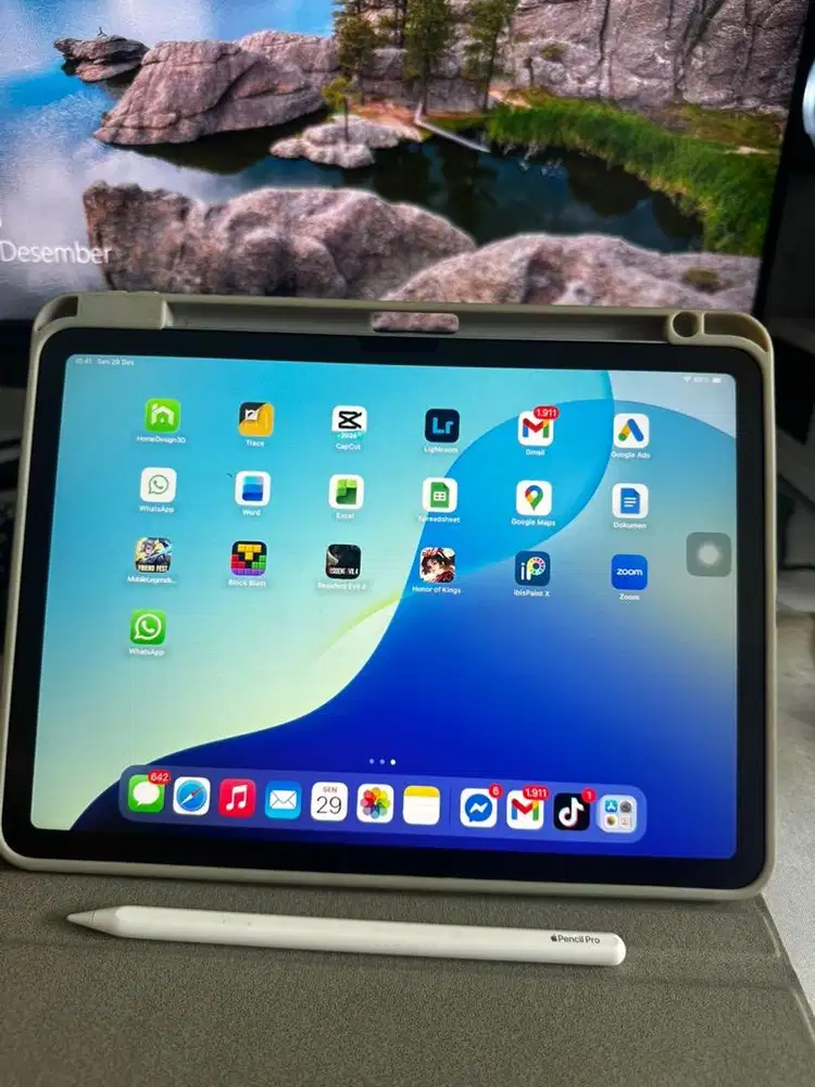 dijual ipad air 6 m2 256 gb dan apple pen pro