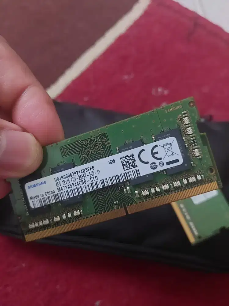 Memory RAM Sodimm DDR4 2400mhz 4gb x2 (8gb) Bekas Preloved