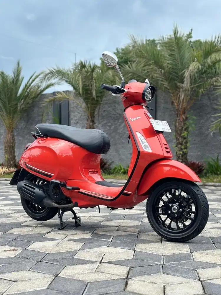 Vespa Sprint S 150 ABS Iget 2023 Oranye Nopol S Koko Motor
