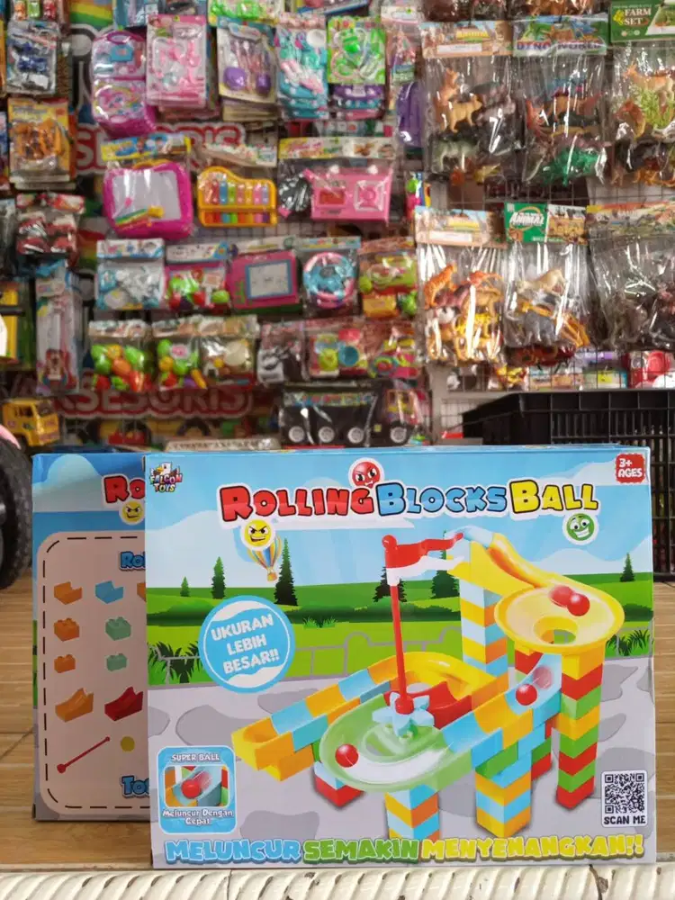mainan anak rolling ball