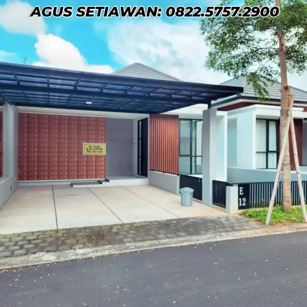 Rumah dijual HILAGO HOME RESORT BSB SEMARANG VIEW DANAU HILAGO
