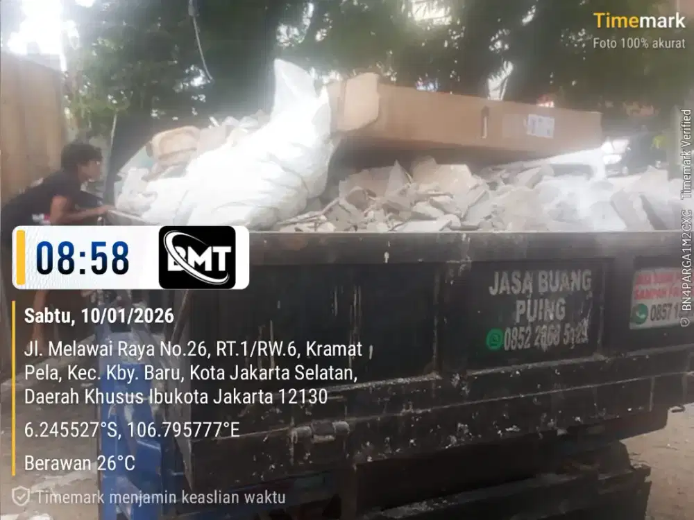 Jasa buang puing dan angkut gypsum