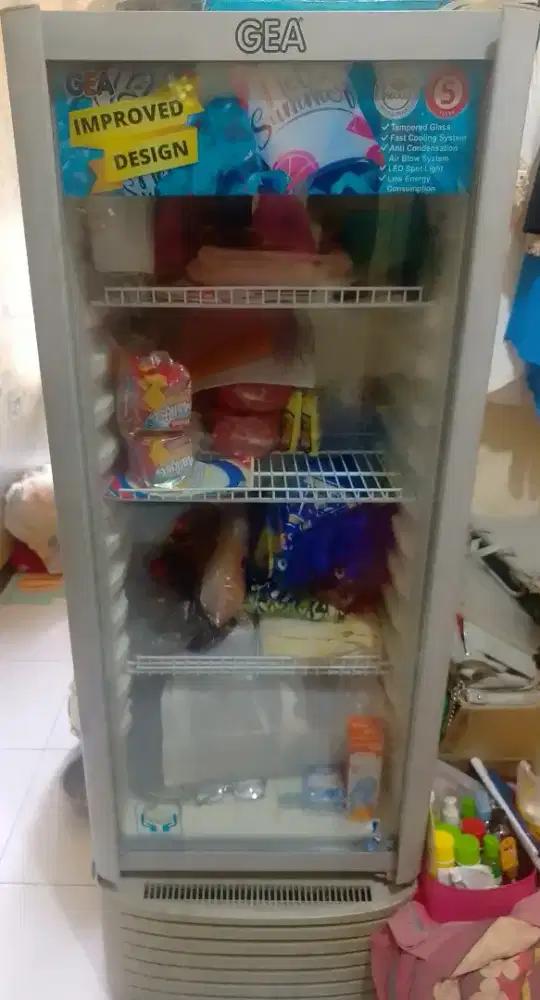 Kulkas Pendingin Merk Gea Kondisi Normal