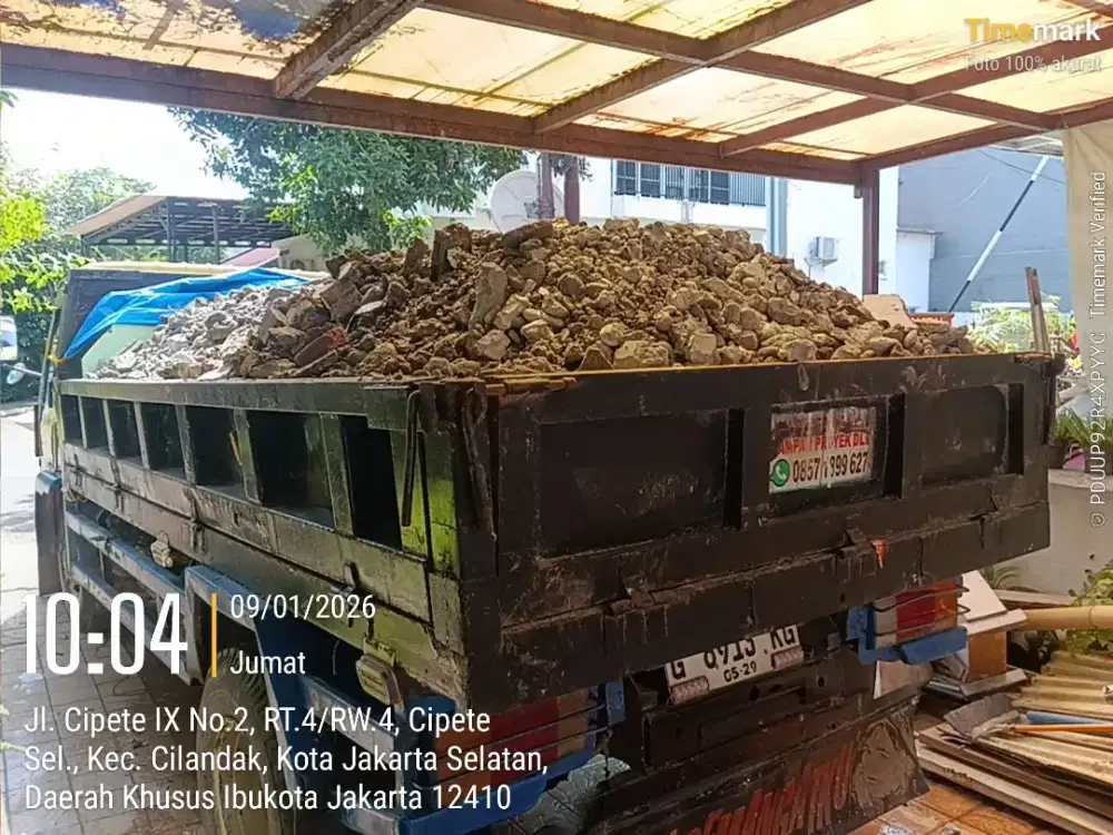 Jasa buang puing dan angkut sampah