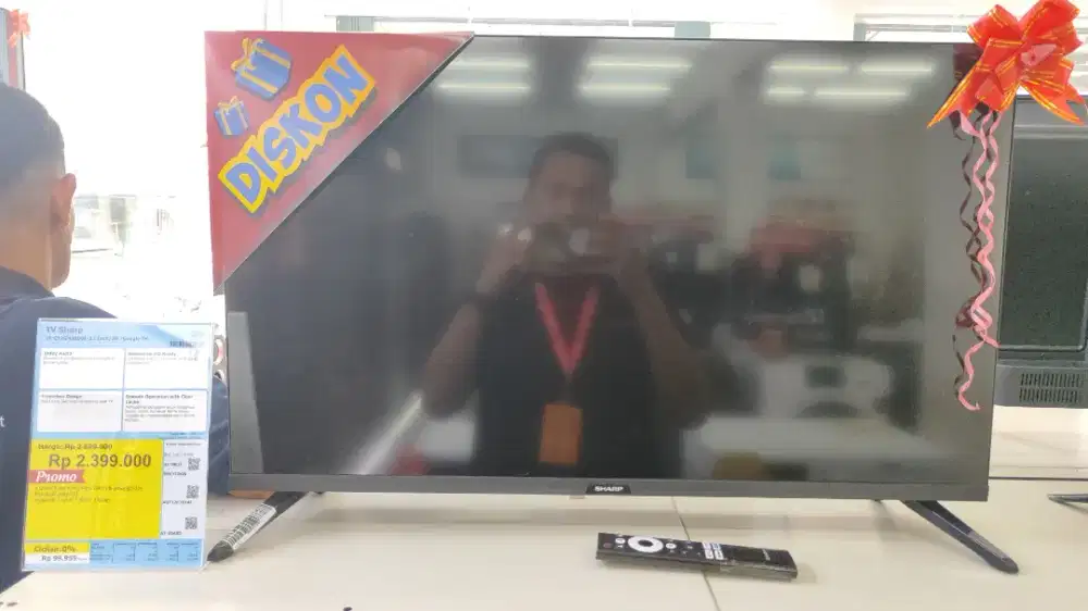 Google TV SHARP 32 2K, bisa dicicil pakai ShopeePay Later