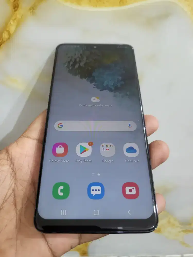 Jual cepat samsung s20 plus 8/128 fullset