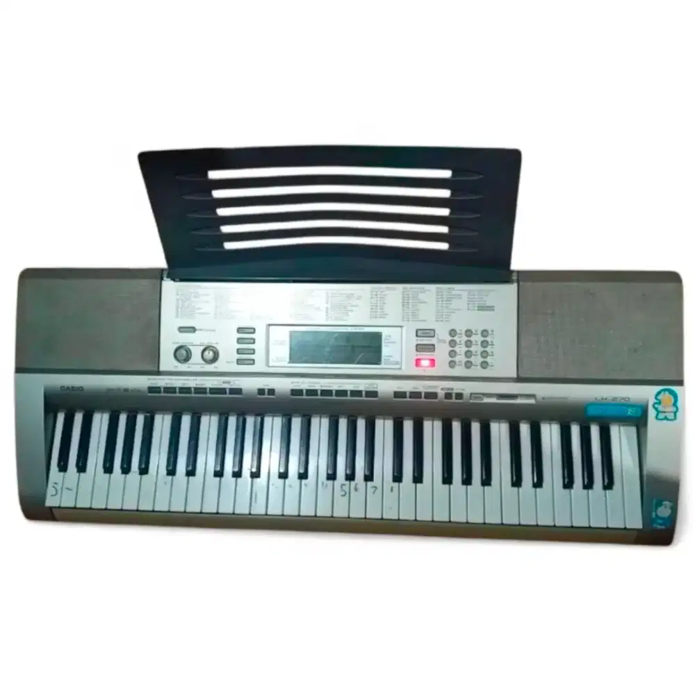 Keyboard Casio LK270 adaptor ORI
