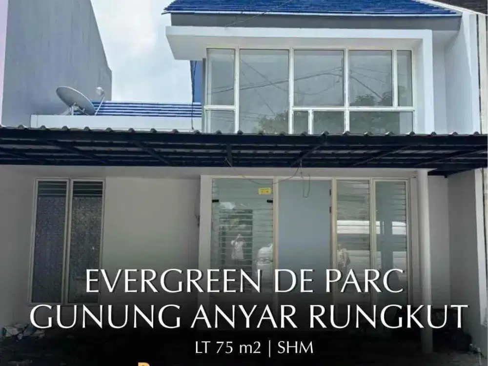 Jual rumah evergreen De parc gunung anyar rungkut