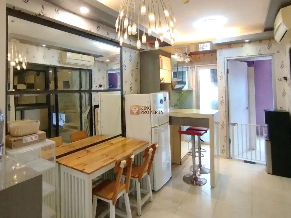 Interior Unik! Apartemen 1Br 38M² Full Furnished View Kota Green Bay Pluit Greenbay