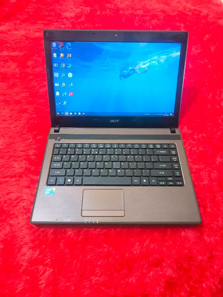 Dijual laptop acer aspire 5738z,core i5, ram 4 gb,hdd 500 gb