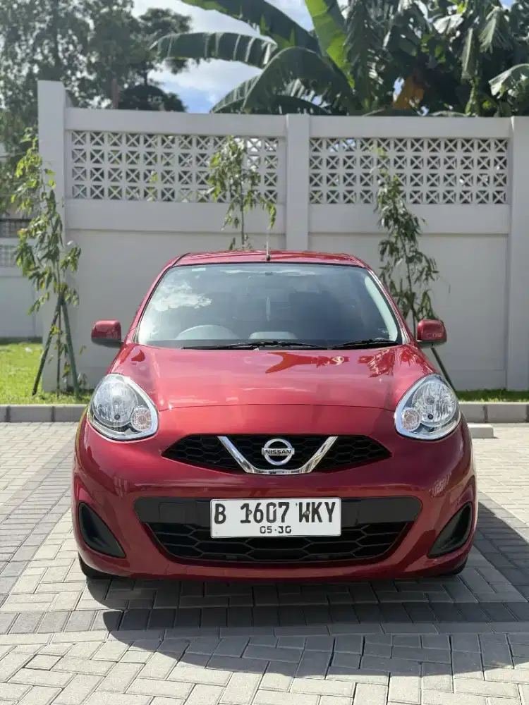 [ LOW KM49rb ] Nissan March L 1.2 AT 2015 merah