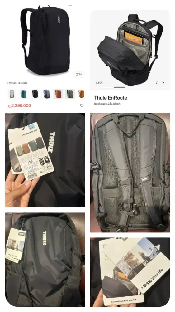 Tas Thule EnRoute Backpack 23L Black