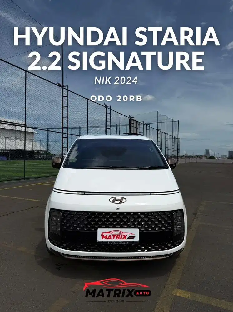 Hyundai Staria 2.2 Signature 2024 9 Seater ! Hyundai staria ! Hyundai