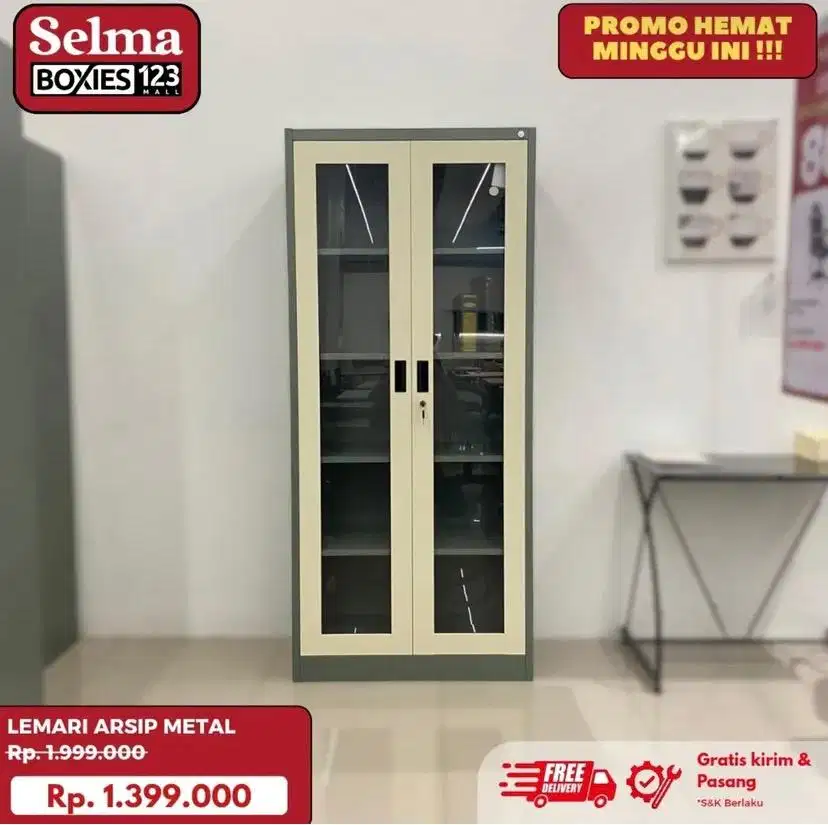 Lemari arsip metal kantor