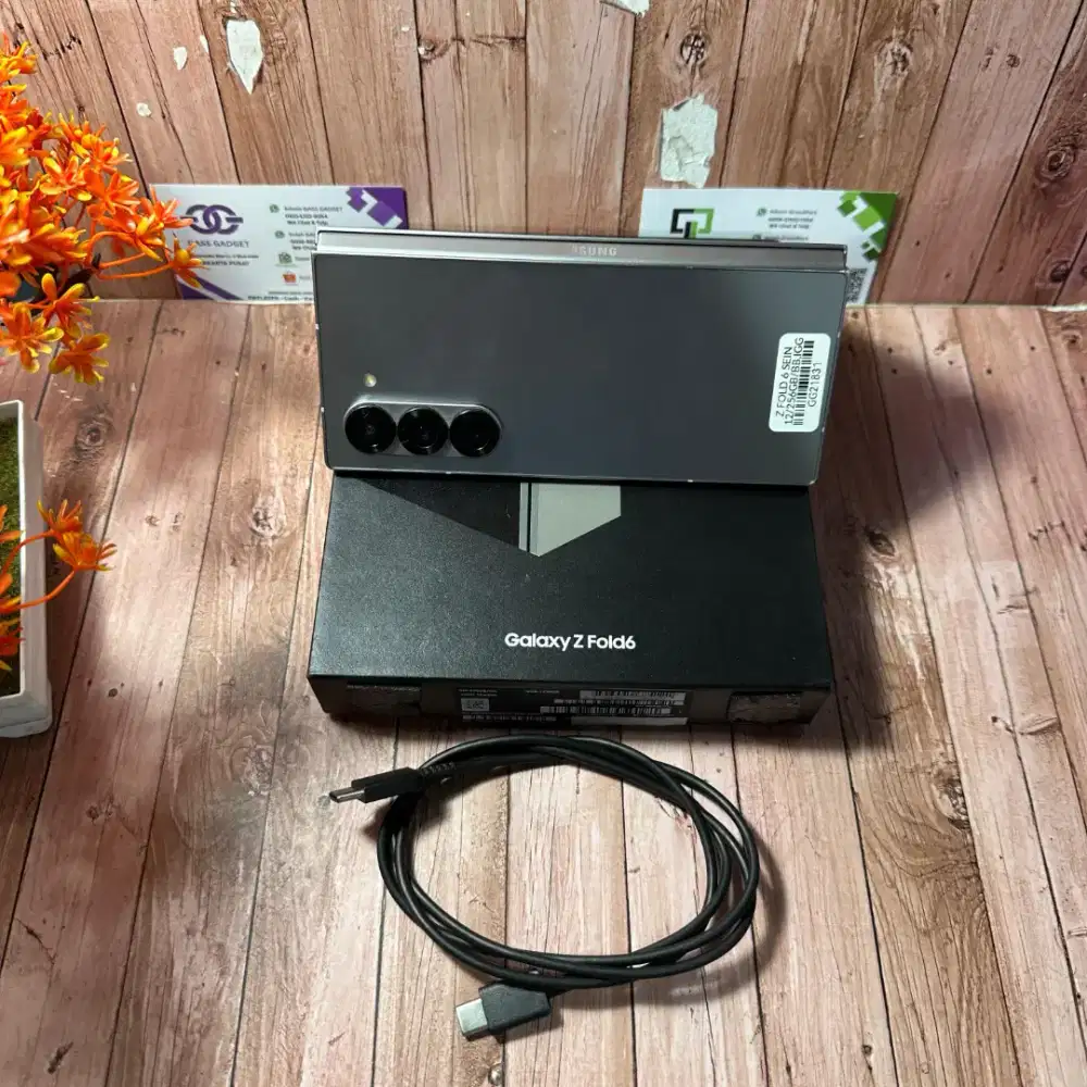 SAMSUNG Z FOLD 6 12/512GB FULLSET MULUS NOMINUS GARANSI SEIN INDO