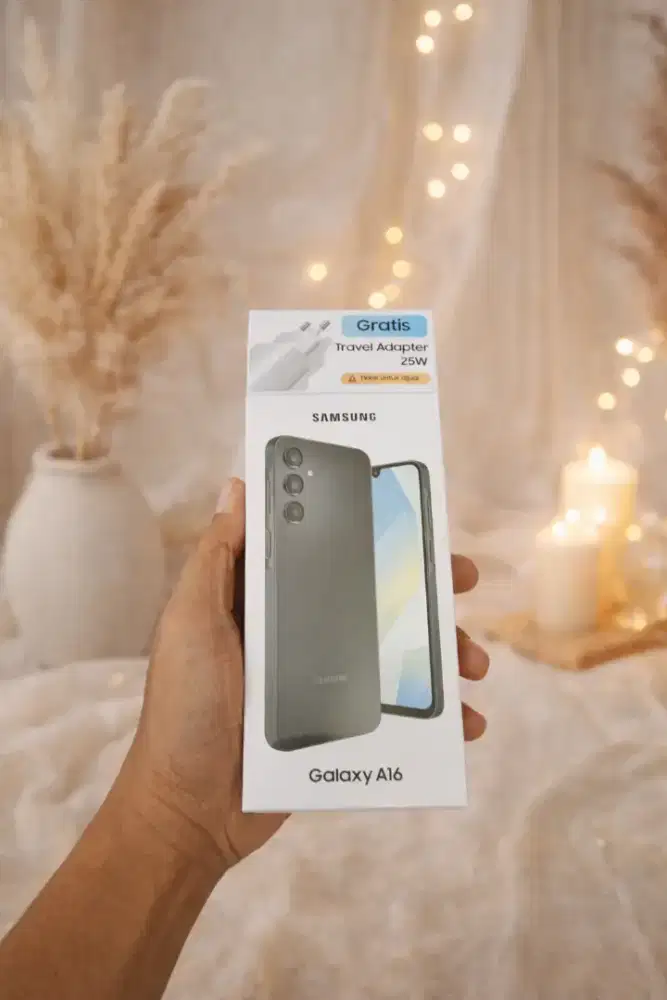Berminat silahkan WA Samsung Galaxy A16 8/128 Garansi resmi 1thn