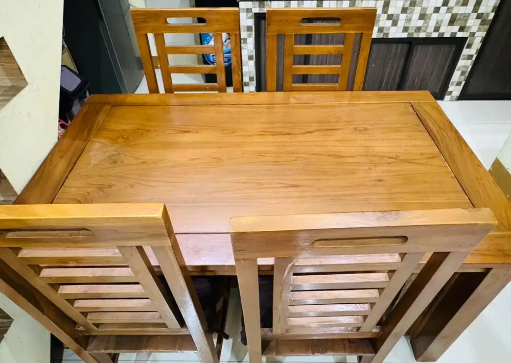 Jual Meja Makan Jati