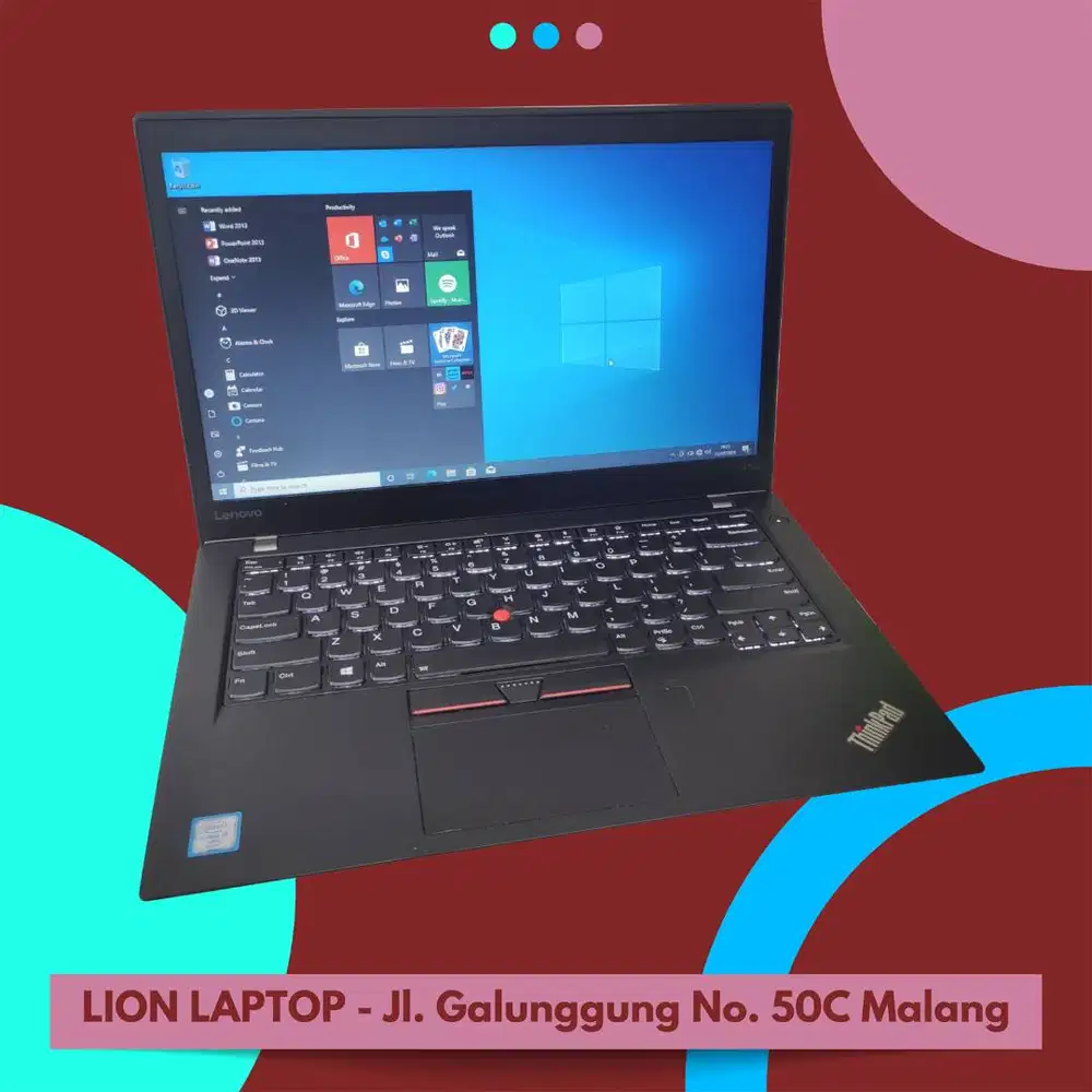 RAM 8GB SSD 256GB Core i7 SLIM Lenovo Thinkpad T470s [10|01]