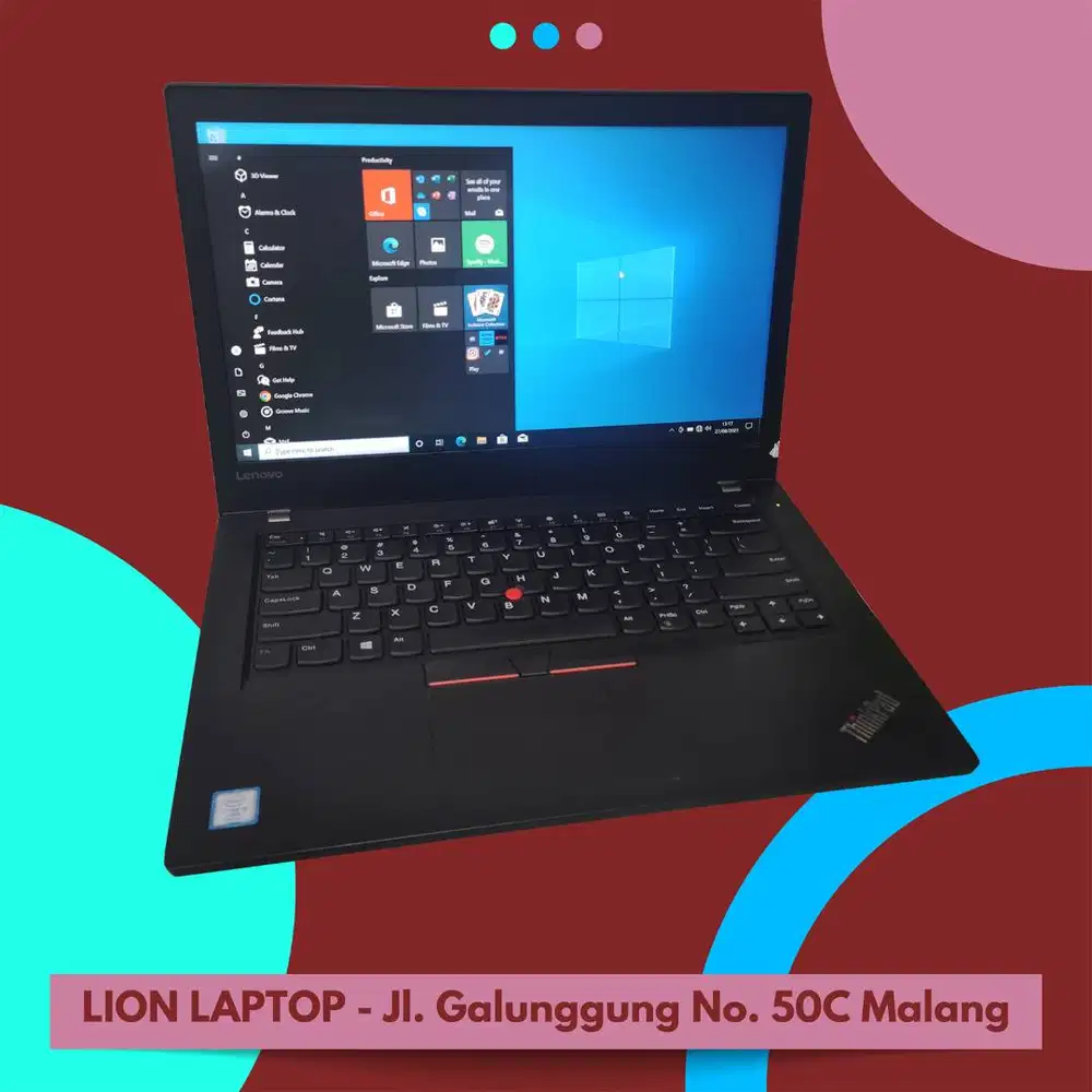 RAM 16GB Core i5 Gen7 SSD 256GB Lenovo Thinkpad T470 [10|01]