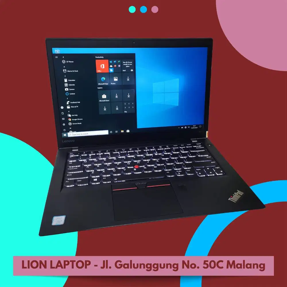 Core i5 Gen 7 RAM 8GB SLIM TOUCHSCREEN Lenovo Thinkpad T470s [10|01]