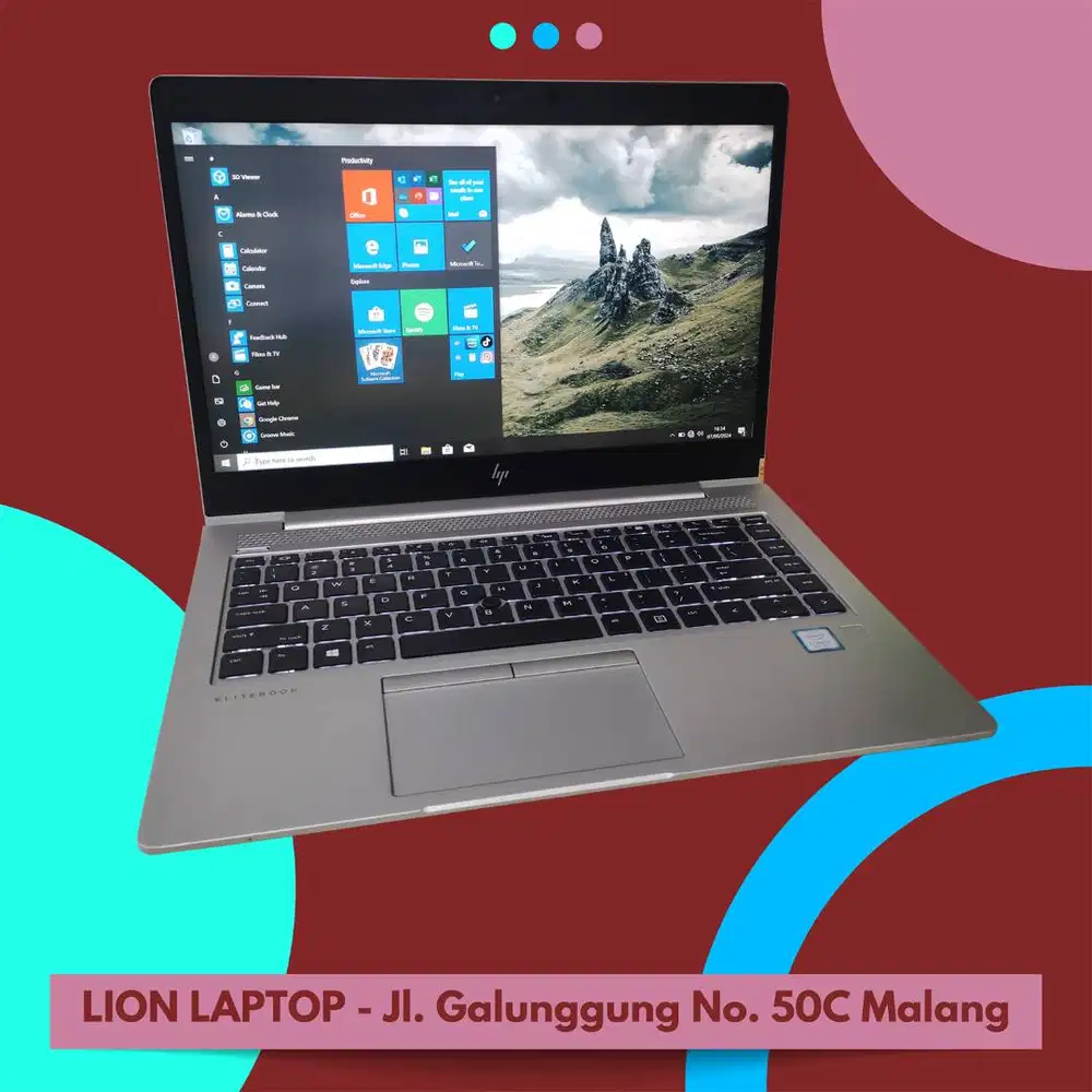 Core i5 Gen 8 RAM 8GB SSD 256GB HP Elitebook 840 G5 [10|01]