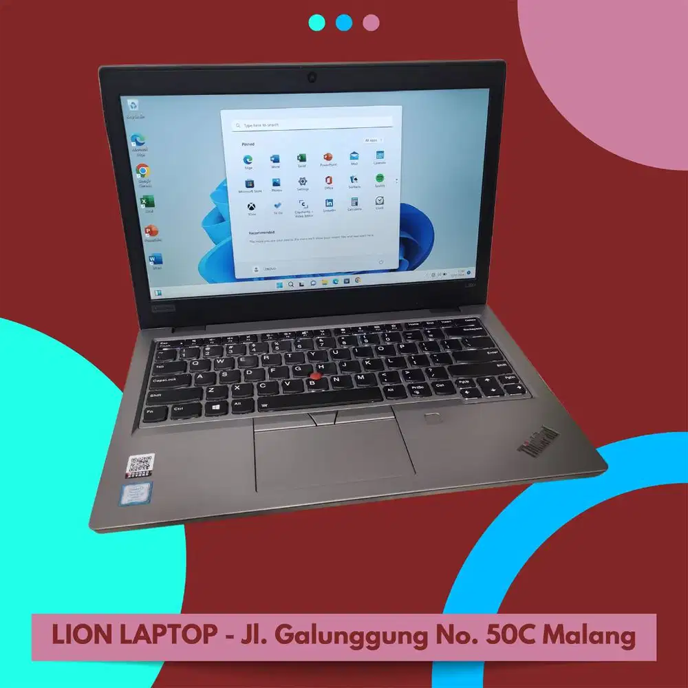 Core i5 Gen 8 RAM 8GB SSD 256GB Lenovo Thinkpad L390 [10|01]