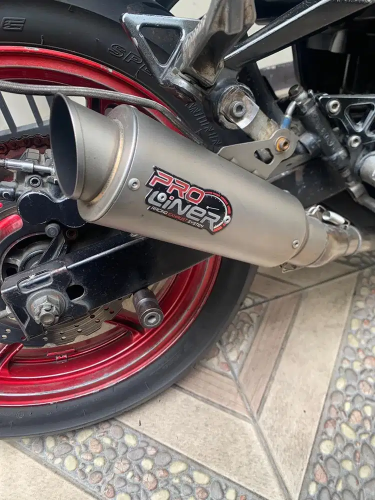Knalpot proliner tr1r short original