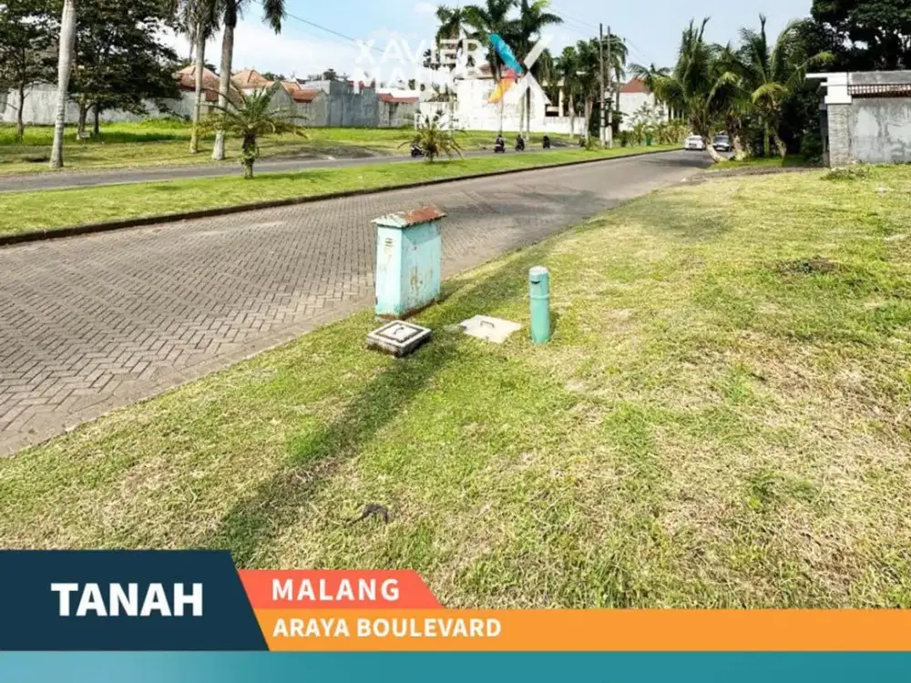 Tanah Kavling di Araya Golf Boulevard Malang Cluster Favorit
