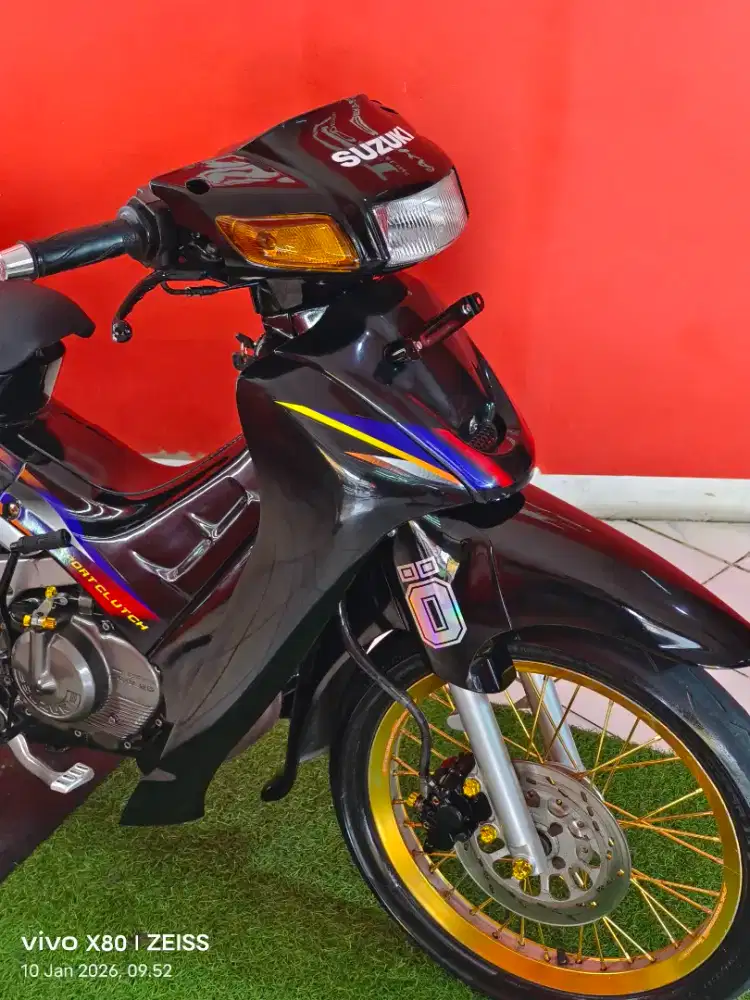 Restorasi Suzuki Satria Lumba Classic non Hiu 2 tak