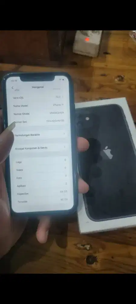 Ip11 64 ibox minus pemakaian lengkap fullset