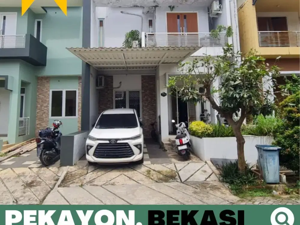 Rumah dijual 2 Lt. Nempel Galaxy dan Lagon, Pekayon, Bekasi dekat Tol Barat