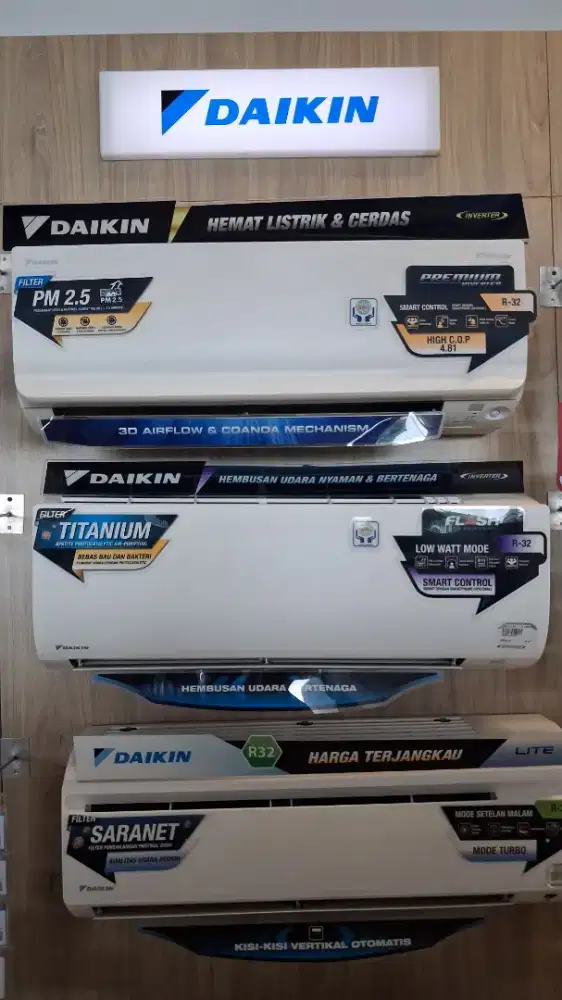 Ac Daikin 1pk dan ½pk