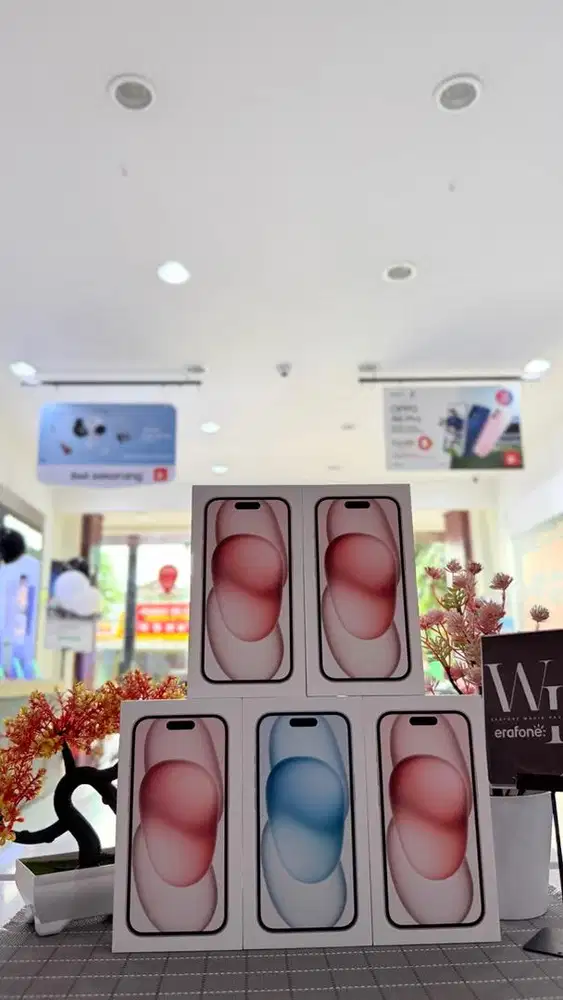 READY STOK IPHONE 15 128 NEW IBOX CICILAN BUNGA 0% 12bln