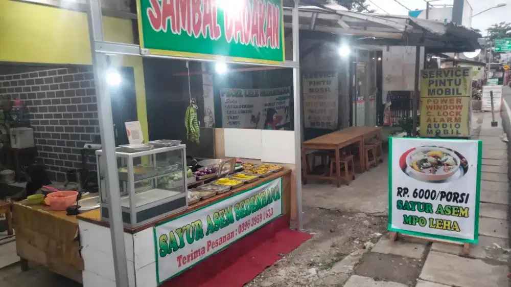 Pecel lele dan sambal dadakan