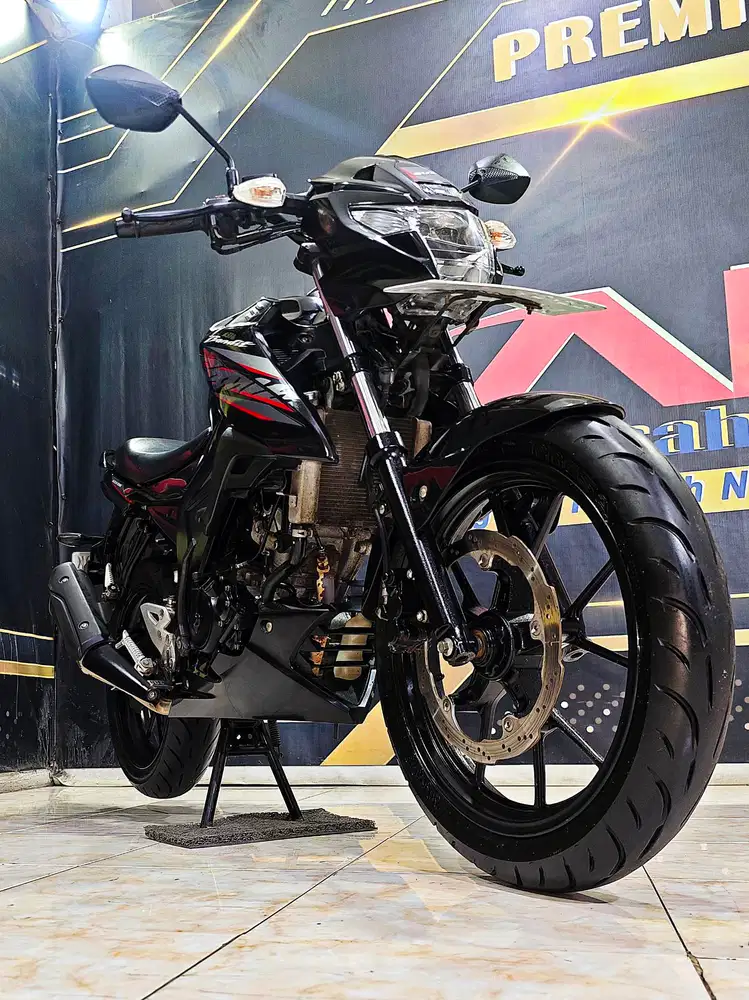 GSX Bandit 150.2020 black glossy gesit kencang.Anugerah motor rungkut