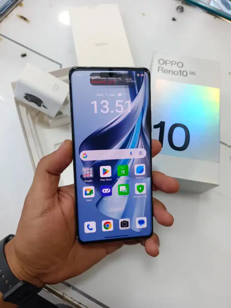 Oppo Reno 10 5G 8+8/256 Fulset original harga pass yg mau2 aja
